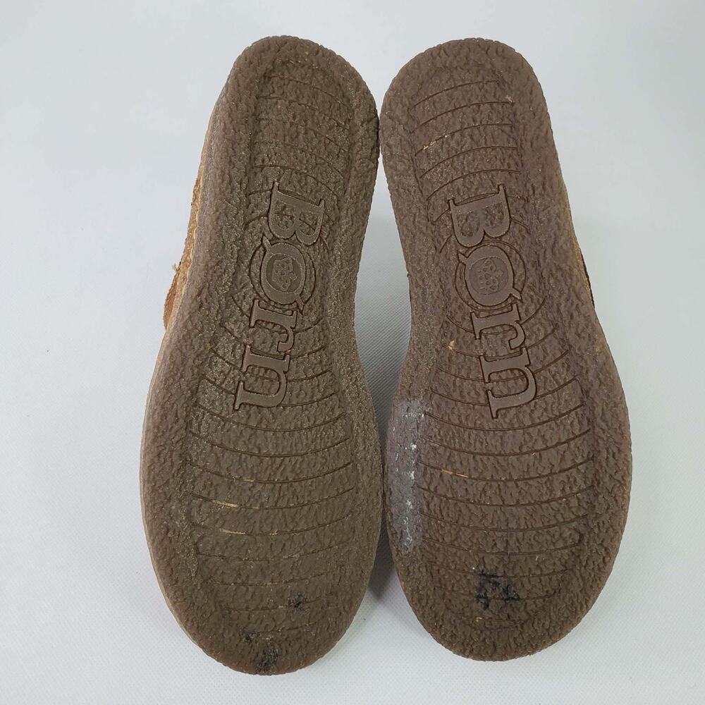 Born Tora Ankle Boots Leather Suede Booties Women’s Size 7.5 Inside Zip Slip On - Picture 7 of 9
